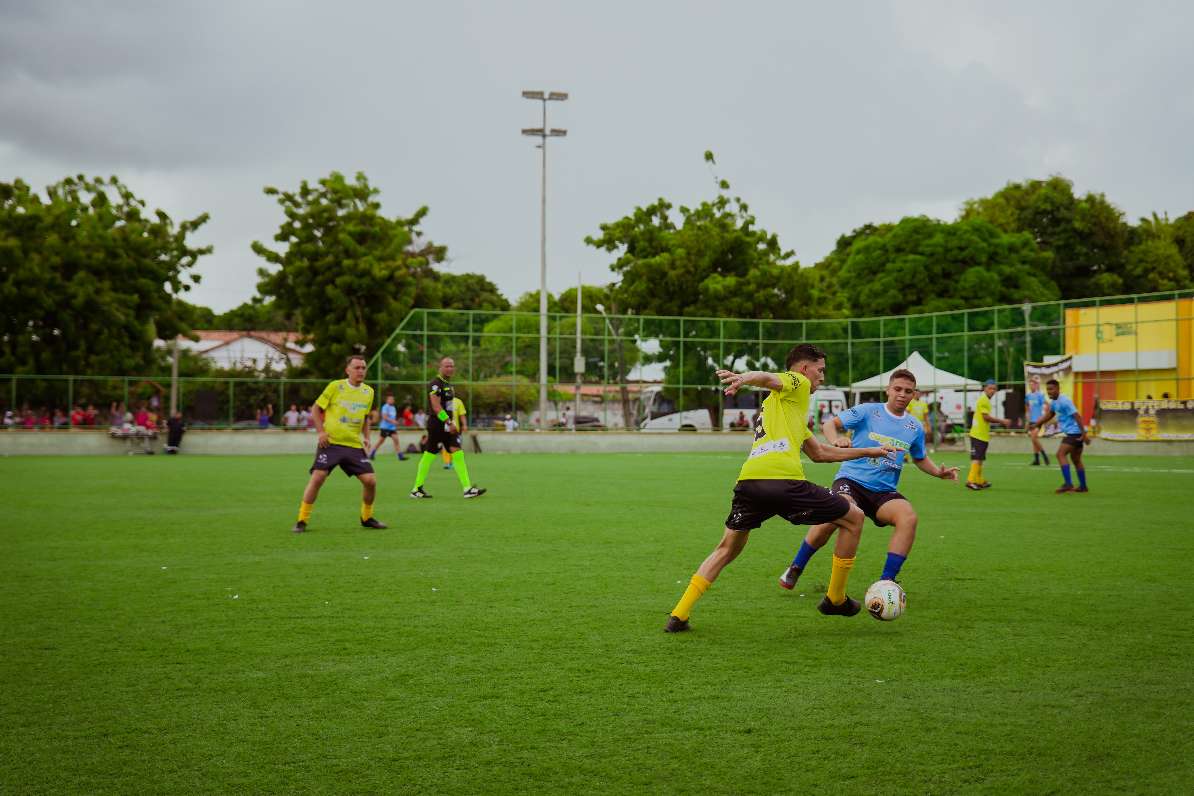 partida de futebol